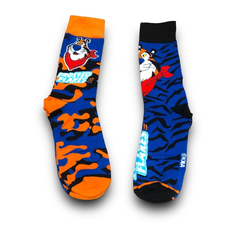 Swag Kellogg's Frosted Flakes Cereal Retro Men's Crew Socks (2 Pairs) (8-13)